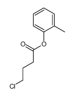 (2-methylphenyl) 4-chlorobutanoate结构式