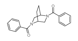 2,5-Diazabicyclo[2.2.2]octane,2,5-dibenzoyl- (7CI,8CI,9CI) Structure