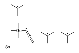 trimethyl(3-tritert-butylstannylprop-1-ynyl)germane Structure