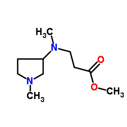 Methyl N-methyl-N-(1-methyl-3-pyrrolidinyl)-β-alaninate picture