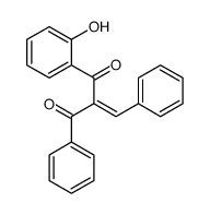 2-benzylidene-1-(2-hydroxyphenyl)-3-phenylpropane-1,3-dione Structure