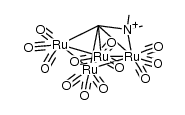 Ru4(CO)12(μ4-η2-CNMe2)(μ-H) Structure