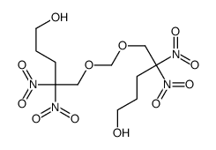 5-[(5-hydroxy-2,2-dinitropentoxy)methoxy]-4,4-dinitropentan-1-ol结构式