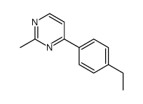 4-(4-Ethylphenyl)-2-methylpyrimidine结构式