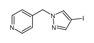 4-Iodo-1-(pyridin-4-ylmethyl)pyrazole Structure