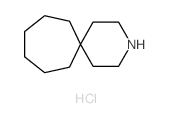 3-Azaspiro[5.6]dodecane,hydrochloride (1:1)结构式