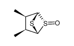 (1α,2α,3α,4α,5β)-2,3-dimethyl-5,6-dithiabicyclo[2.1.1]hexane 5-oxide Structure