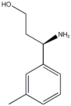 R)-3-M-TOLYL-BETA-ALANINOL结构式