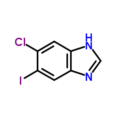 6-Chloro-5-iodo-1H-benzimidazole Structure