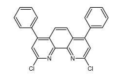 2,9-dichloro-4,7-diphenyl-1,10-phenanthroline Structure