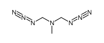 MeN(CH2N3)2 Structure