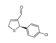 (R)-2-(4-chlorophenyl)-2,5-dihydrothiophene-3-carbaldehyde结构式