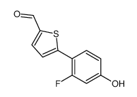 5-(2-fluoro-4-hydroxyphenyl)thiophene-2-carbaldehyde Structure