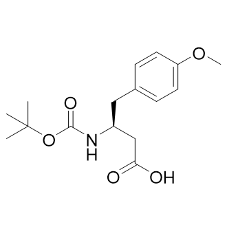 (S)-3-((叔-丁氧羰基)氨基)-4-(4-甲氧苯基)丁酸图片