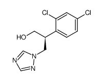 (S)-2-(2,4-Dichloro-phenyl)-3-[1,2,4]triazol-1-yl-propan-1-ol Structure