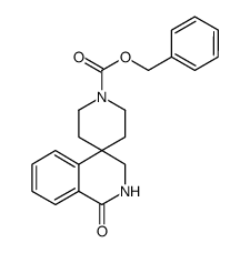 Benzyl1-oxo-2,3-dihydro-1H-spiro[isoquinoline-4,4'-piperidine]-1'-carboxylate Structure