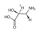 [S-(R*,R*)]-3-Amino-2-hydroxy-propanoic-2,3-d2 Acid structure