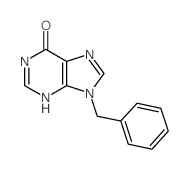 6H-Purin-6-one, 1,9-dihydro-9- (phenylmethyl)- picture