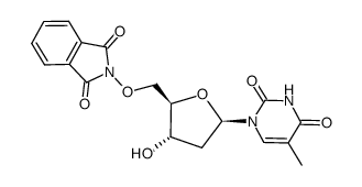 5'-O-(phthalimido)-thymidine结构式