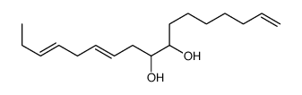 heptadeca-1,11,14-triene-8,9-diol结构式