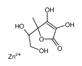 zinc,(5R)-5-[(1S)-1,2-dihydroxyethyl]-3,4-dihydroxy-5-methylfuran-2-one结构式