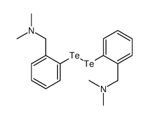 1-[2-[[2-[(dimethylamino)methyl]phenyl]ditellanyl]phenyl]-N,N-dimethylmethanamine Structure