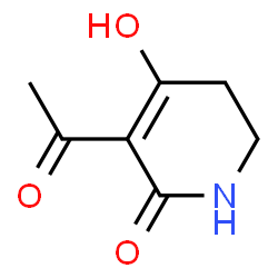 2(1H)-Pyridinone, 3-acetyl-5,6-dihydro-4-hydroxy- (9CI)结构式