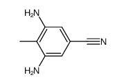 Benzonitrile, 3,5-diamino-4-methyl- (9CI)结构式