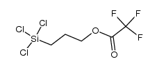 β-(trifluoroacetoxy)propyltrichlorosilane结构式