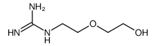 2-[2-(2-hydroxyethoxy)ethyl]guanidine Structure