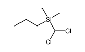 (dichloromethyl)dimethyl-n-propylsilane结构式