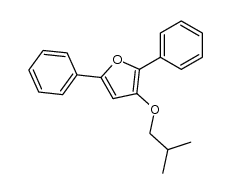 3-isobutoxy-2,5-diphenylfuran Structure