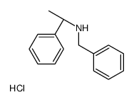 (S)-(-)-N-Benzyl-1-phenylethylamine hydrochloride结构式