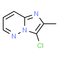 3-氯-2-甲基咪唑并[1,2-b]哒嗪结构式