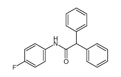 N-(4-fluorophenyl)-2,2-diphenylacetamide结构式