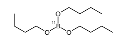 硼酸三丁酯-11B结构式