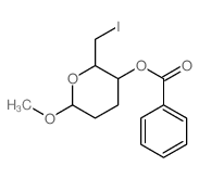 [2-(iodomethyl)-6-methoxy-oxan-3-yl] benzoate picture