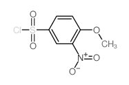 4-methoxy-3-nitrobenzenesulphonyl chloride Structure