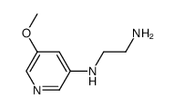 1,2-Ethanediamine,N-(5-methoxy-3-pyridinyl)-(9CI) Structure