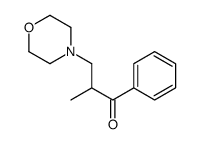 2-methyl-3-morpholin-4-yl-1-phenylpropan-1-one Structure