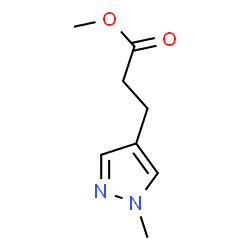 Methyl 3-(1-methyl-1H-pyrazol-4-yl)propanoate structure