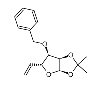 1-O,2-O-Isopropylidene-3-O-benzyl-5,6-dideoxy-5,6-didehydro-α-D-glucofuranose structure