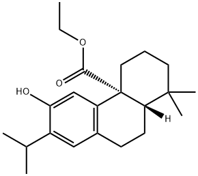 12-Hydroxy-13-isopropylpodocarpa-8,11,13-trien-20-oic acid ethyl ester structure