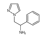 1-phenyl-2-(1H-pyrazol-1-yl)ethanamine structure