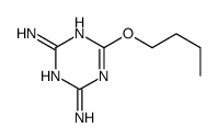 2,4-Diamino-6-(butoxy)-1,3,5-triazine结构式