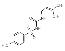 Benzenesulfonamide,4-methyl-N-[[(3-methyl-2-buten-1-yl)amino]carbonyl]- picture