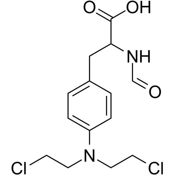 Phenylalanine,4-[bis(2-chloroethyl)amino]-N-formyl- picture