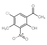 5'-CHLORO-2'-HYDROXY-4'-METHYL-3'-NITROACETOPHENONE Structure