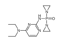 2-N-[bis(aziridin-1-yl)phosphoryl]-4-N,4-N-diethylpyrimidine-2,4-diamine Structure