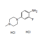 2-氟-4-(4-甲基哌嗪-1-基)苯胺二盐酸盐结构式